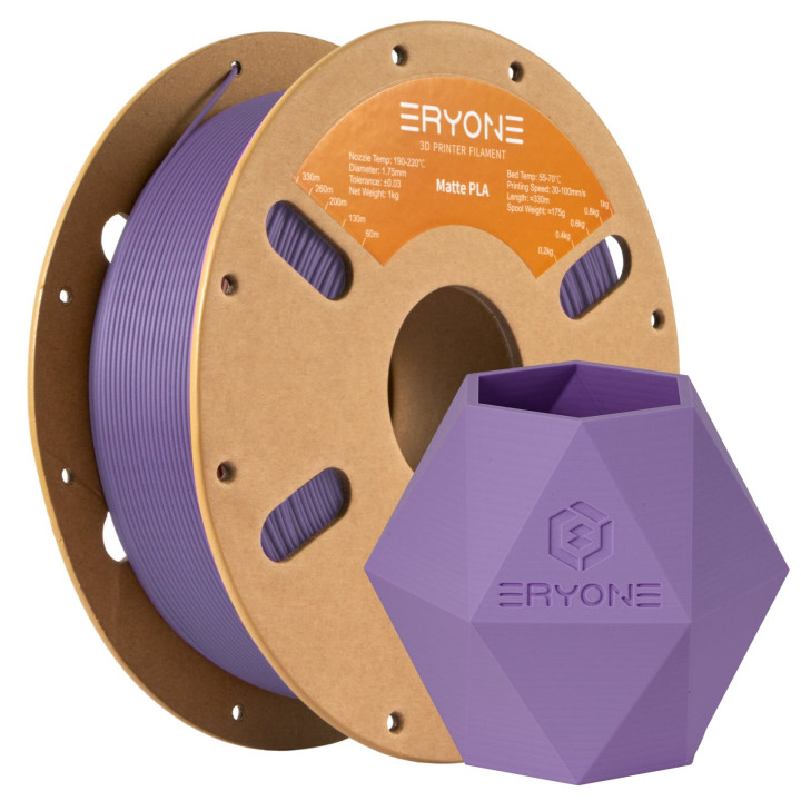 Filament PLA Mat Eryone - 1,75mm ±0,03mm (1kg)