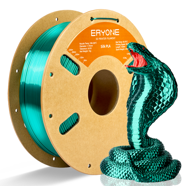 Filament PLA Silk Eryone - 1,75mm ±0,03mm (1kg) - Brillant & Soyeux