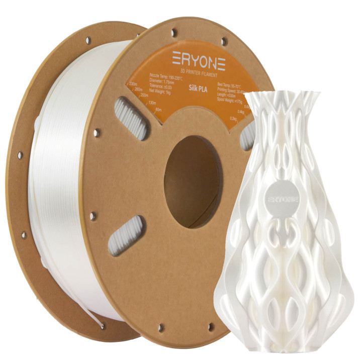 Filament PLA Silk Eryone - 1,75mm ±0,03mm (1kg) - Brillant & Soyeux