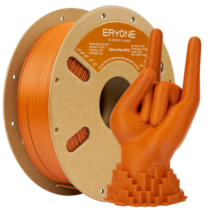 Filament PETG Eryone – 1,75 mm ±0,03 mm (1 kg)