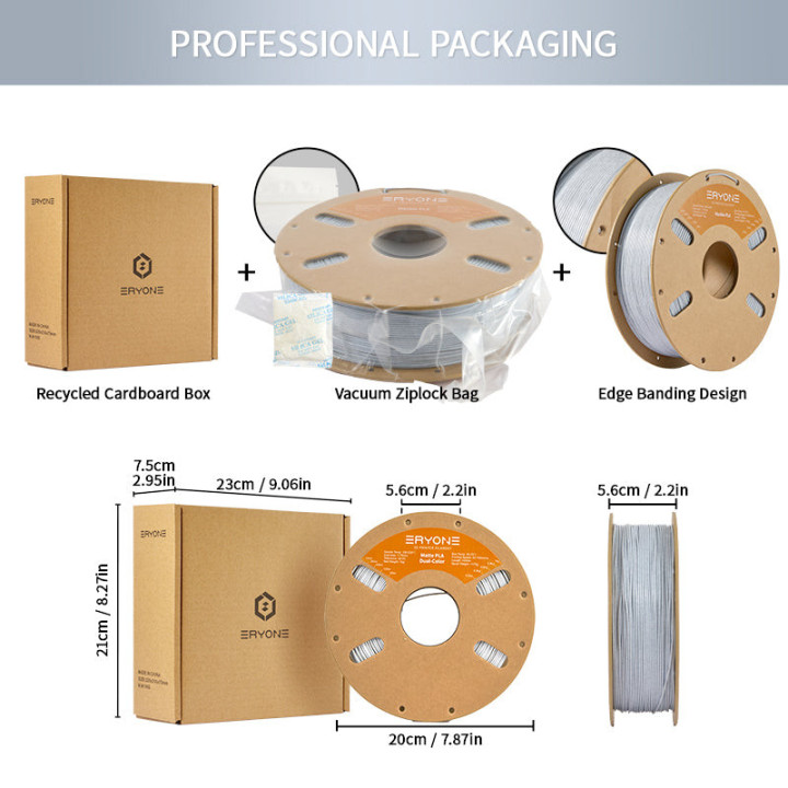 Filament PLA Marbre 1,75mm ±0,03mm – 1kg | Effet pierre naturel