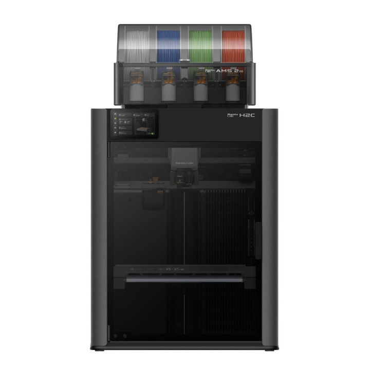 Bambu Lab - H2C AMS Combo - Système Vortek Multi-Matériaux Intelligent et Econome en Purge