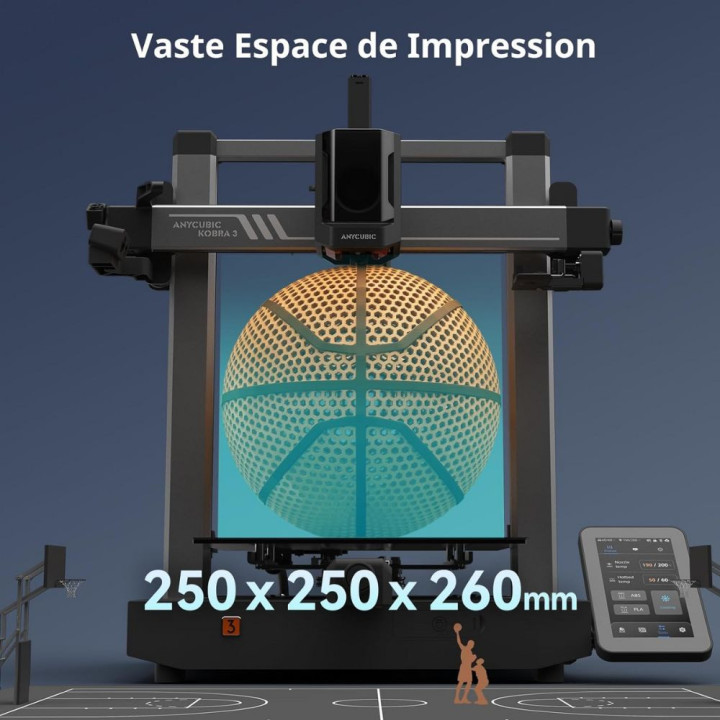 Pack Anycubic - Kobra 3 Combo + Caméra IA - Impression Multicolore Intelligente
