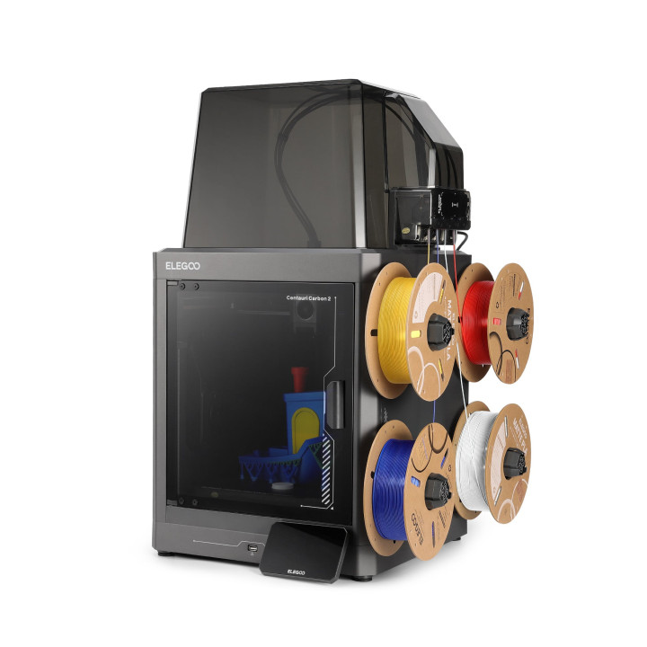 Elegoo - Pack4 x Centauri Carbon 2 Combo - Imprimante 3D avec Multicolore CC2 + CANVAS