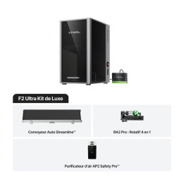 xTool - F2 ULTRA Kit de Luxe - Graveur Laser Double MOPA 60W + Diode 40W