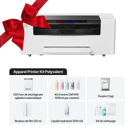 Pack Polyvalent - xTool Apparel Printer - Imprimante Textile DTF