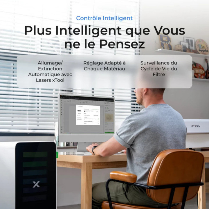 xTool - Purificateur d'Air SafetyPro™ AP2 pour Séries M/S/F/P