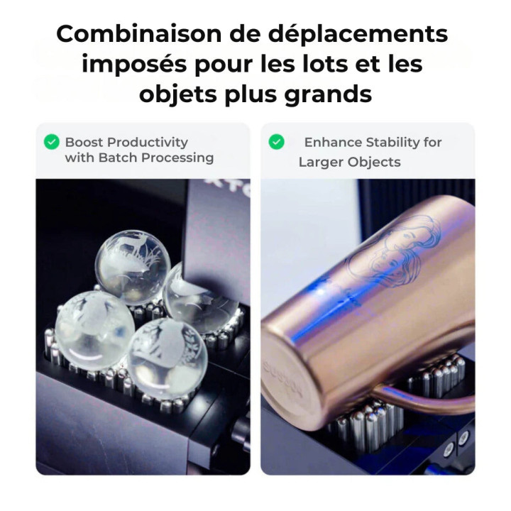xTool - Fixation Modulable pour machines laser