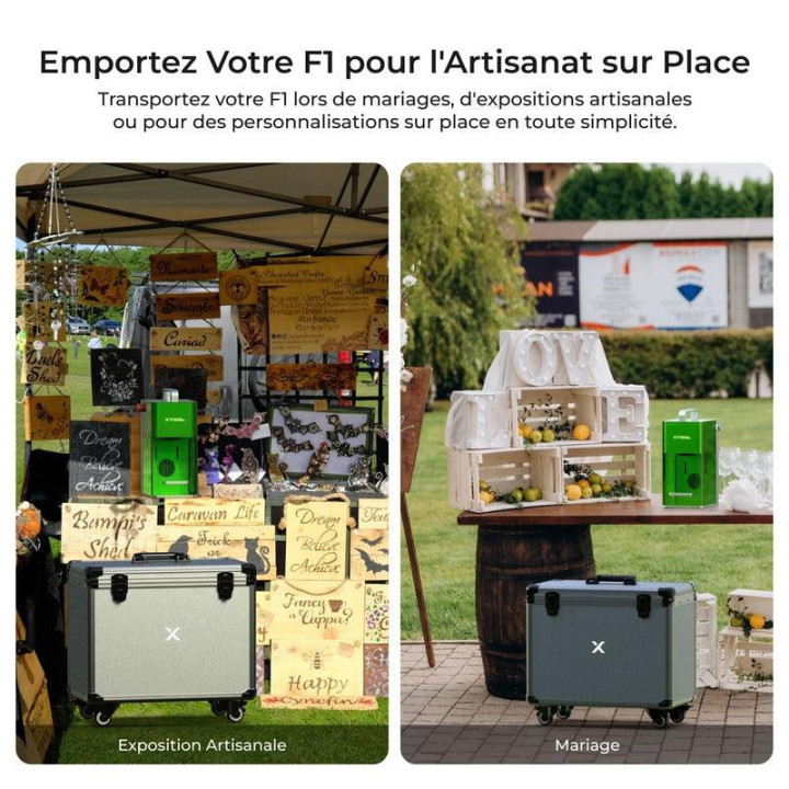 xTool - Valise à roulette pour F1
