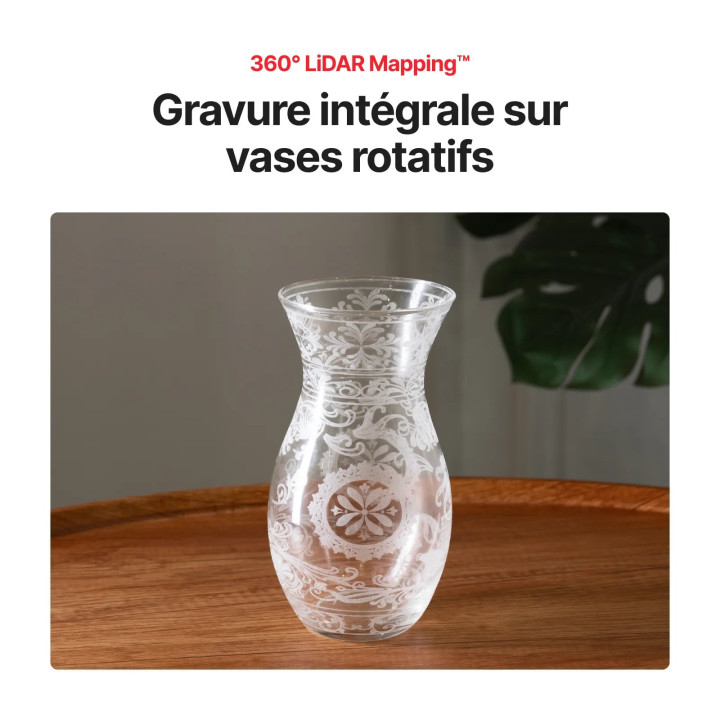 xTool - RA3 pour P2S - Mandrin rotatif intelligent avec système MagSwap™