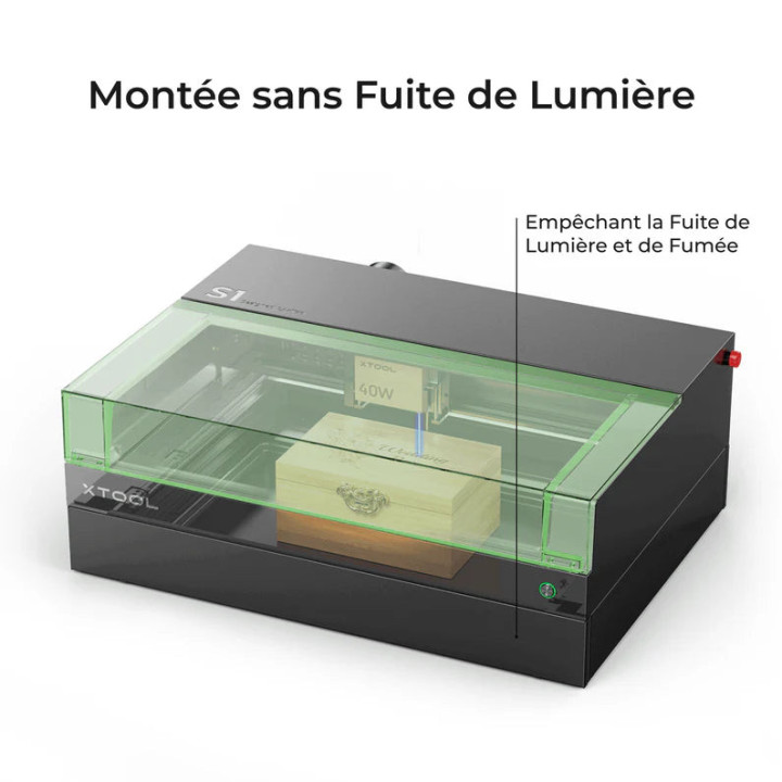 xTool - Réhausseur pour découpe laser S1 - Blanc
