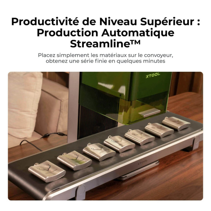 xTool - Convoyeur Auto Streamline™ pour F2 Ultra / F1 Ultra