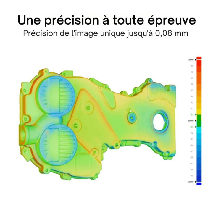 Revopoint - POP 3 Plus Advanced Edition - Scanner 3D Portable avec Scans Couleur
