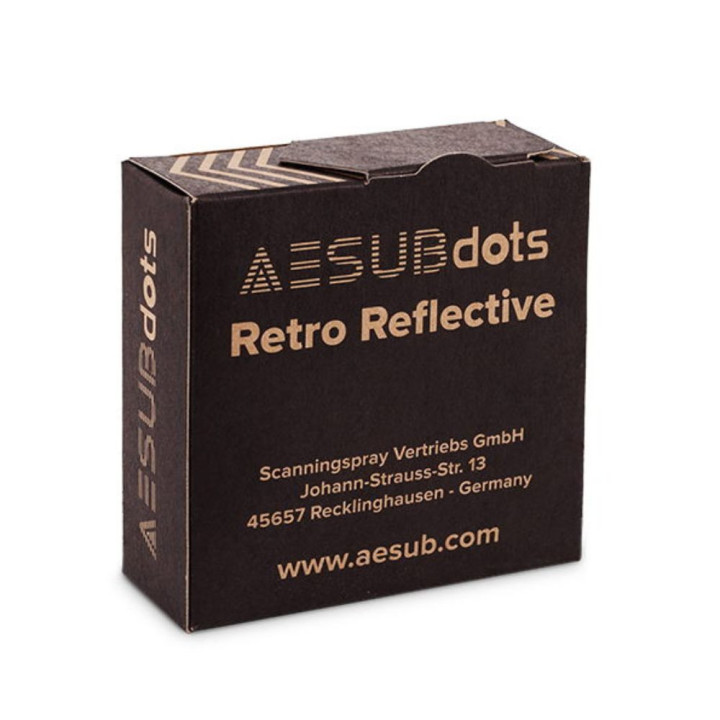 AESUB - AESUBdots Retro - Cibles de positionnement rétroréfléchissantes - 3 mm
