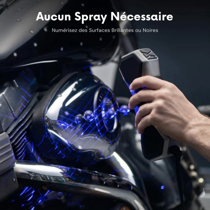 Revopoint - MetroX Advanced Edition - Ligne Laser Bleue et Lumière Structurée en Champ Complet