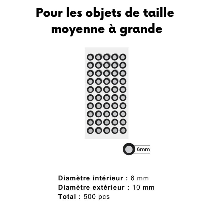 Revopoint - Cible Scanner réfléchissants (Highly Reflective Markers) - 6 mm - 500 pcs