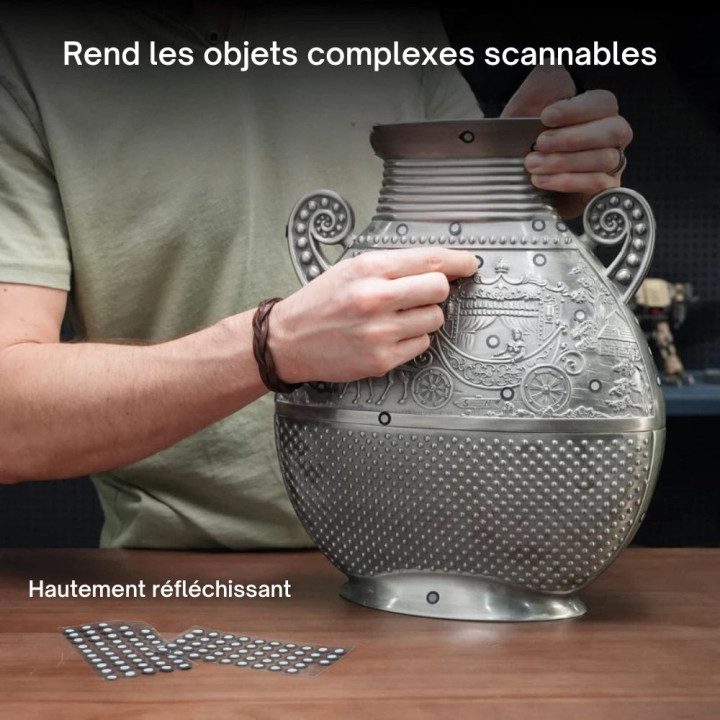 Revopoint - Cible Scanner réfléchissants (Highly Reflective Markers) - 6 mm - 500 pcs