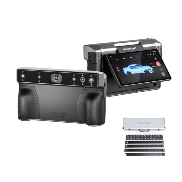 Revopoint - Miraco Plus - Premier Scanner 3D Autonome avec des Capacités de Métrologie Photogrammétr