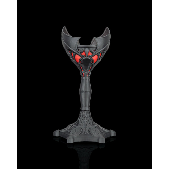 Dark Chalice – Porte-Bougie Calice Gothique Chauve-Souris