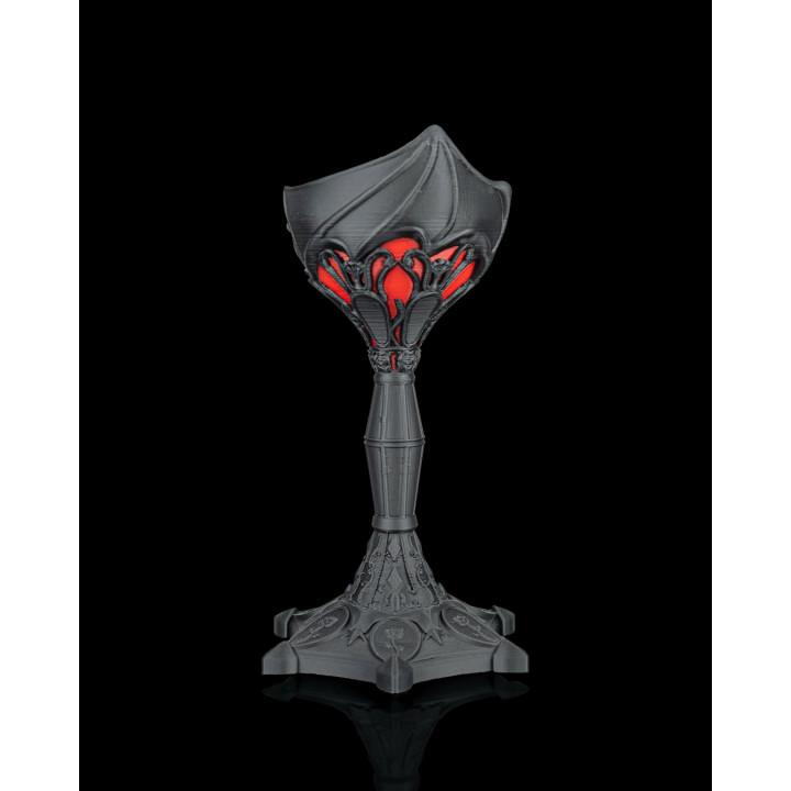 Dark Chalice – Porte-Bougie Calice Gothique Chauve-Souris