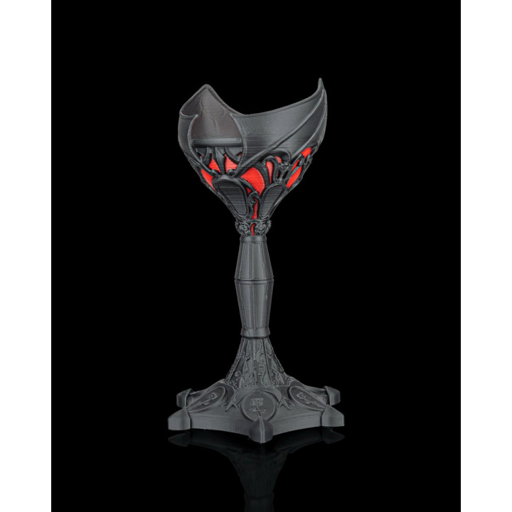 Dark Chalice – Porte-Bougie Calice Gothique Chauve-Souris