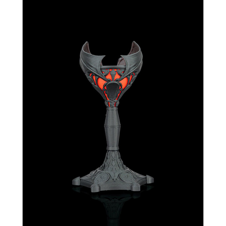 Dark Chalice – Porte-Bougie Calice Gothique Chauve-Souris