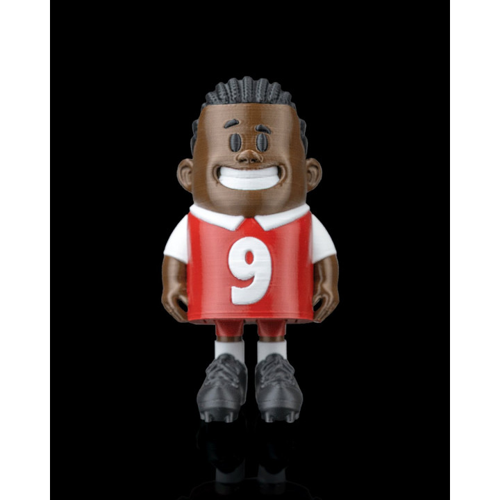 Figurine Centre-Avant – Footballeur N°9 Avec But & Ballon