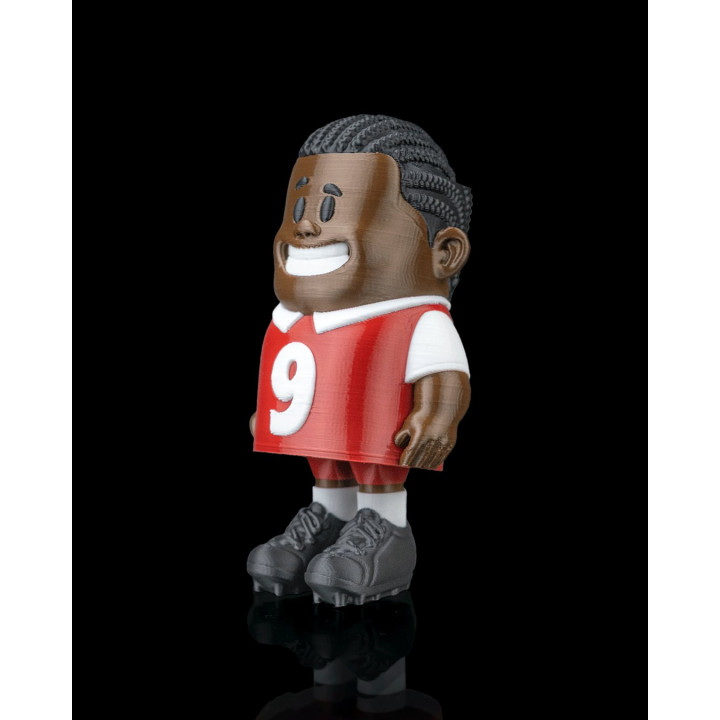Figurine Centre-Avant – Footballeur N°9 Avec But & Ballon