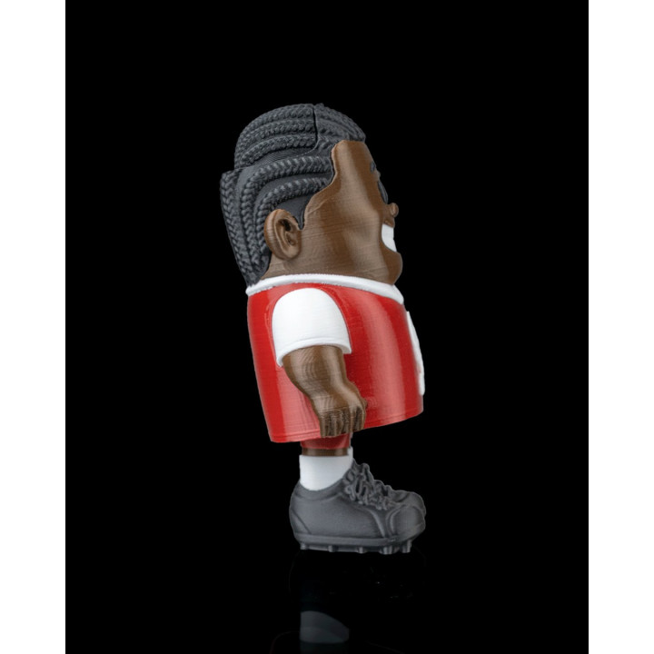 Figurine Centre-Avant – Footballeur N°9 Avec But & Ballon