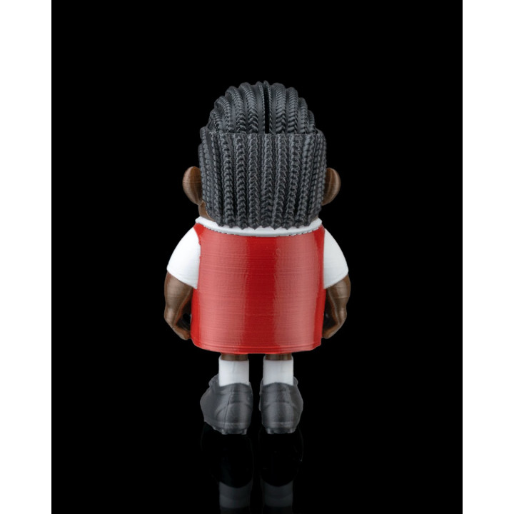 Figurine Centre-Avant – Footballeur N°9 Avec But & Ballon