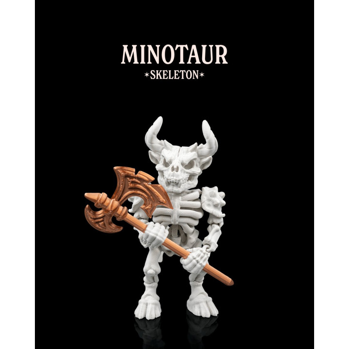 Figurine Minotaure Squelette – La Terreur Du Labyrinthe