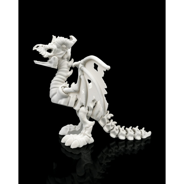 Basilisk Squelette – Figurine Dragon Fantastique Made In Occitanie