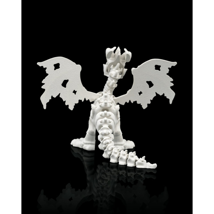 Basilisk Squelette – Figurine Dragon Fantastique Made In Occitanie