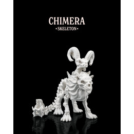 Chimère Squelette – Figurine Fantastique Mythologique