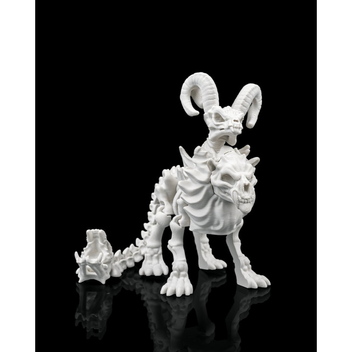 Chimère Squelette – Figurine Fantastique Mythologique
