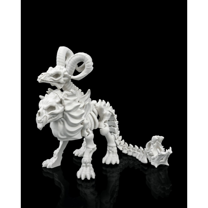 Chimère Squelette – Figurine Fantastique Mythologique