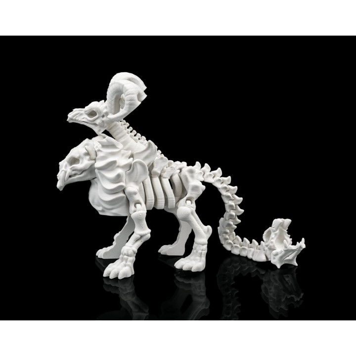 Chimère Squelette – Figurine Fantastique Mythologique