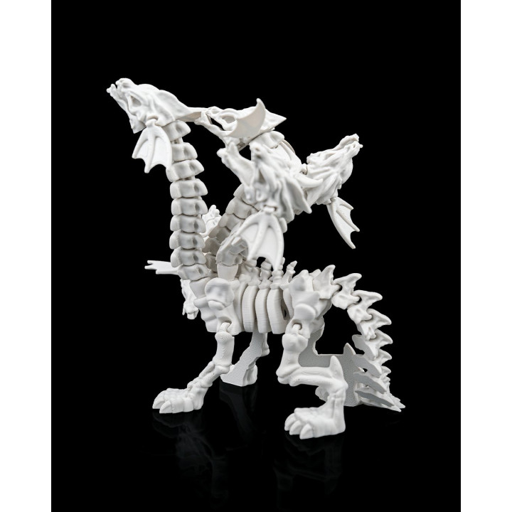 Hydra Squelette – Figurine Articulée Tricéphale