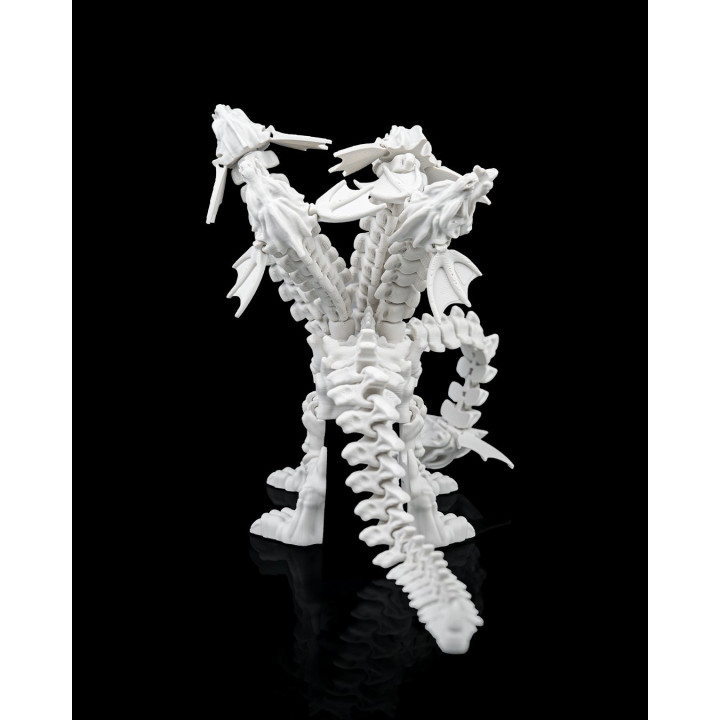 Hydra Squelette – Figurine Articulée Tricéphale