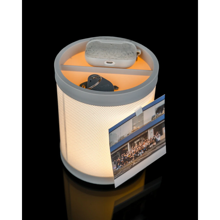 Tour mémo - Lampe et rangement de table – vue 7