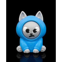 Chat à capuche – vue 1