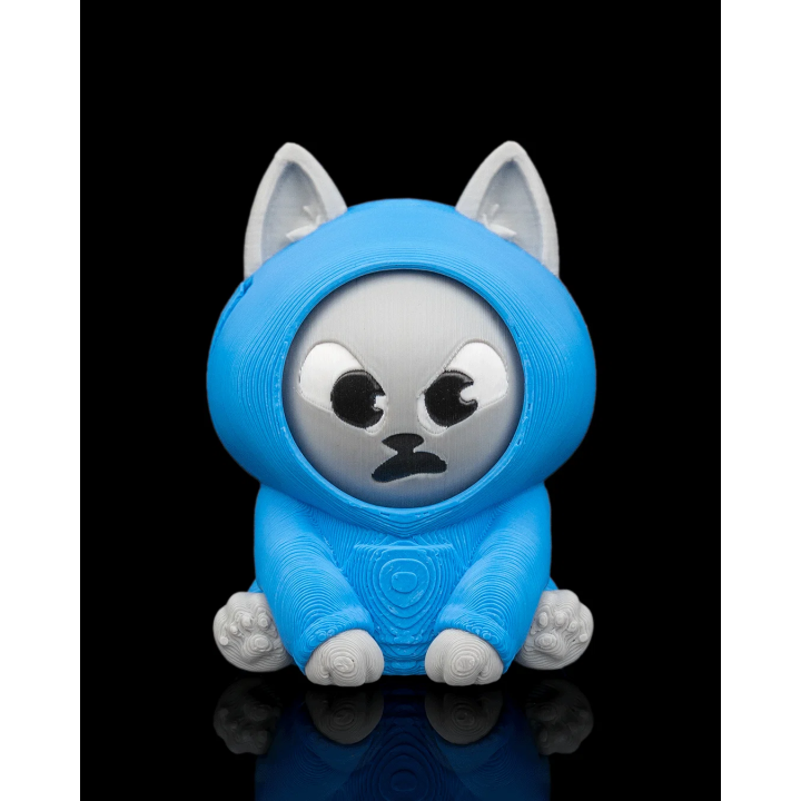 Chat à capuche – vue 1
