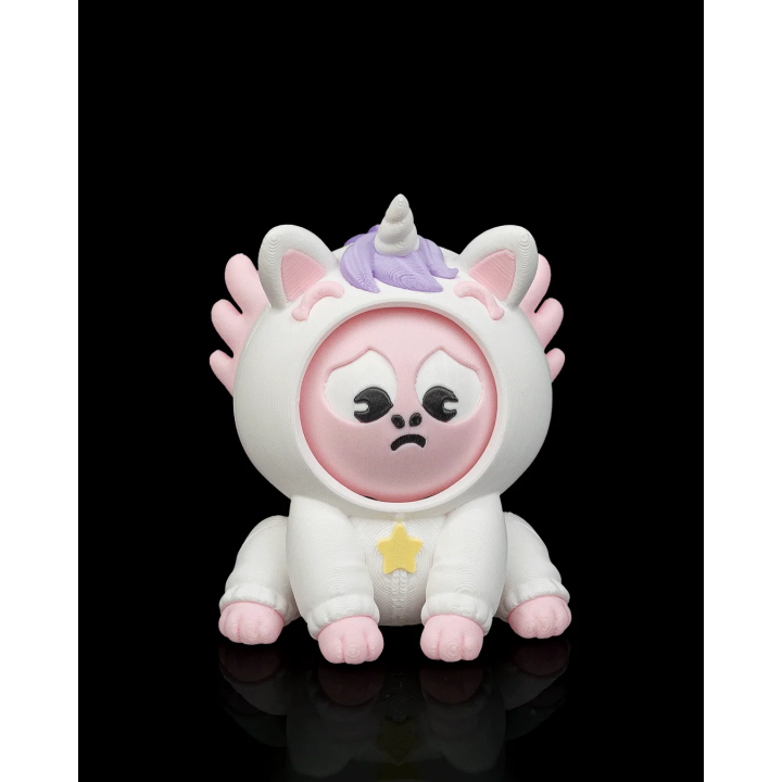 Axolotl licorne – vue 1