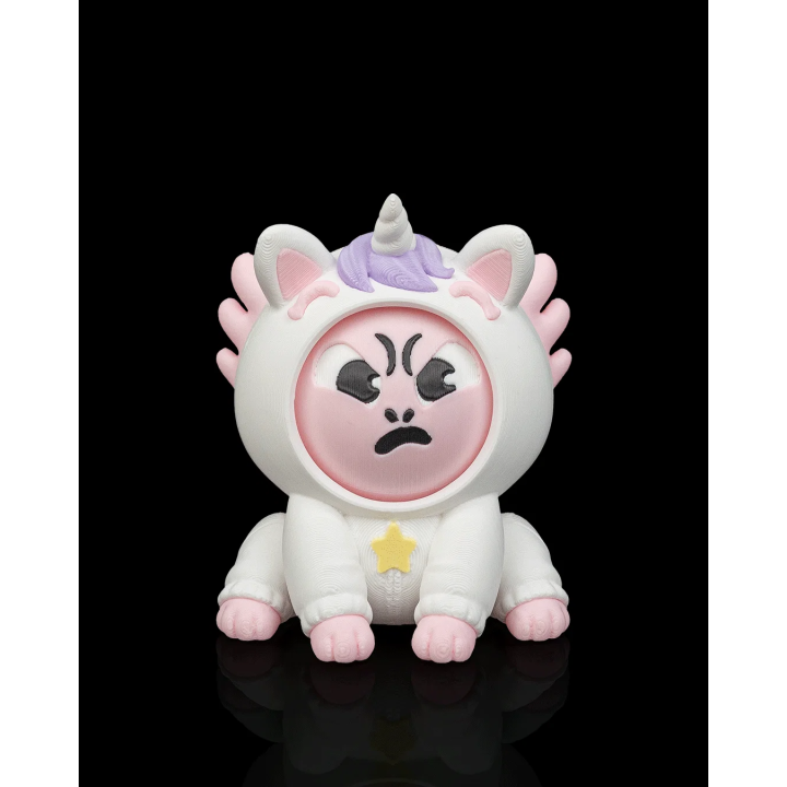 Axolotl licorne – vue 3