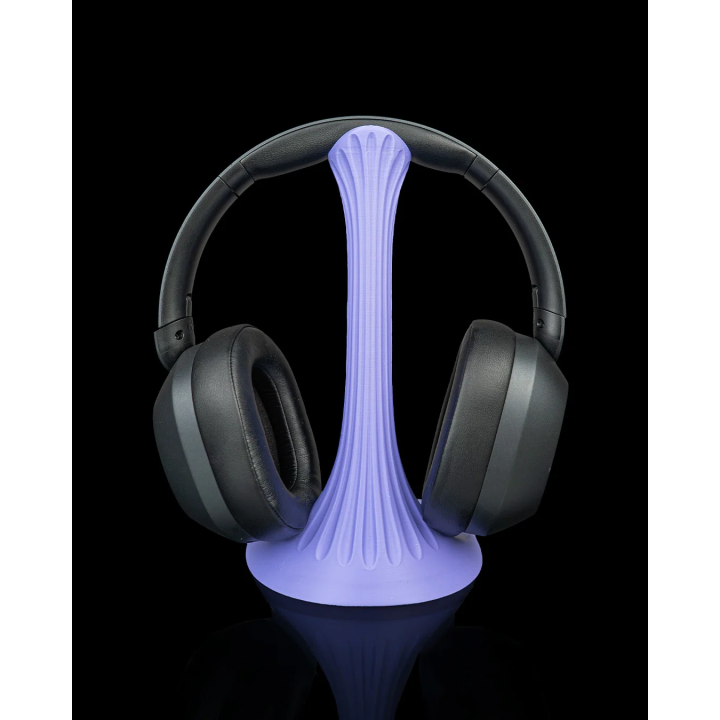 Courbe fluide - Support pour casque et téléphone – vue 3