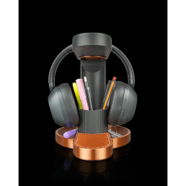 Trio de tours - Support pour casque et téléphone – vue 1