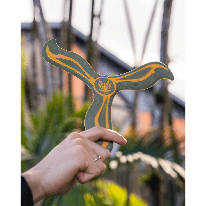 Boomerang à l’emblème du dragon – repère MD-52144CE7 – image 2