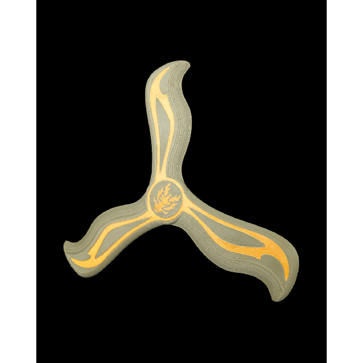 Boomerang à l’emblème du dragon – repère MD-52144CE7 – image 3