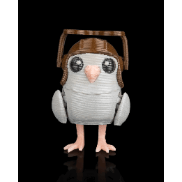 Figurine Pigeon Aviateur Ace vue de face
