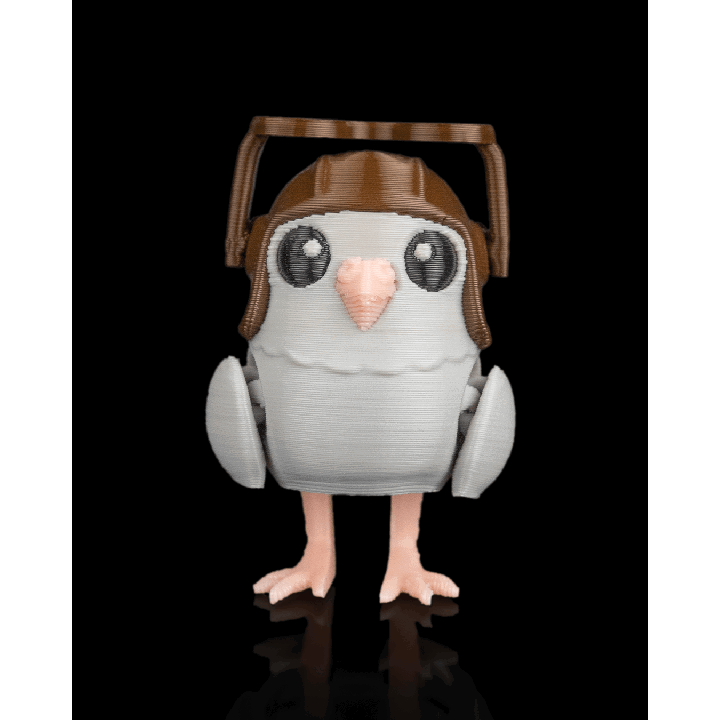Figurine Pigeon Aviateur Ace vue de face